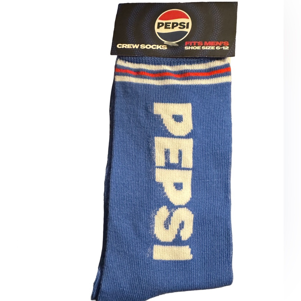 NWT Pepsi Crew Socks 6-12